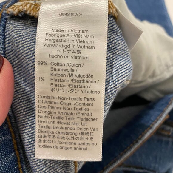 Madewell The High-Rise Slim Boyjean Size 28.‎ - Picture 5 of 9